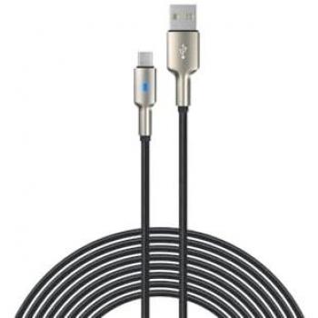 Cavo USB 2.0 Ec313 intrecciato in nylon da USB-A a USB-C 1Mt