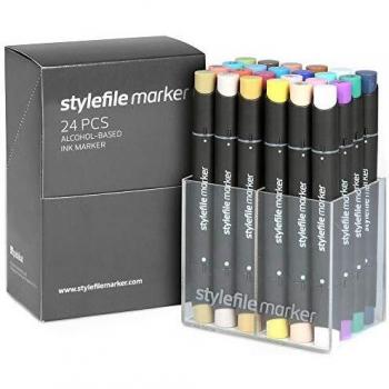 RainbowRidge 24‑Pack 4 mm Multicolour Markers