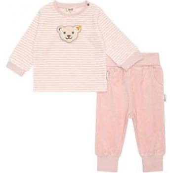 Steiff 2 pezzi felpe neonati Silver Rosa