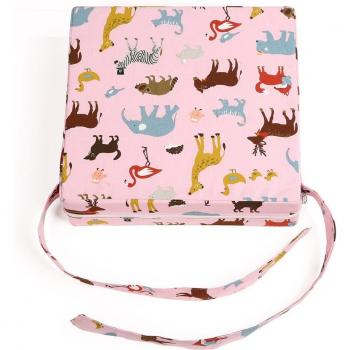 Support repas bébé en hauteur, coussin ajustable et détachable