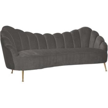 Casa Padrino Edles Samt Sofa für stilvolle Wohnräume