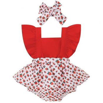 Süßes Erdbeer-Set für kleine Mädchen