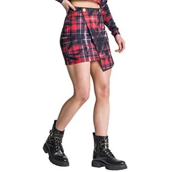 Vestido de Falda Tartan Rosado – Moda Feminina