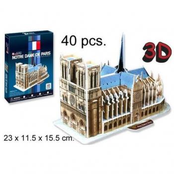 Puzzle 3D 40 pezzi Notre Dame