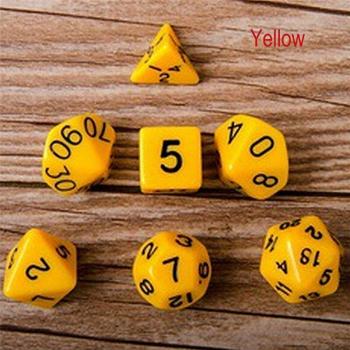 Juego de Dados D&D 7 Piezas de Colores