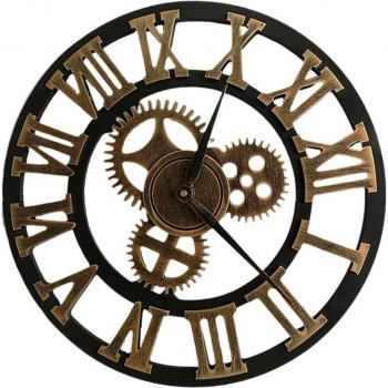 Reloj de pared vintage industrial