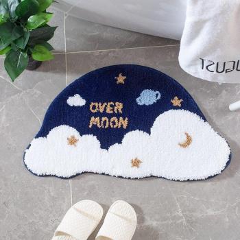 Non-Slip Rainbow Bathroom Rug