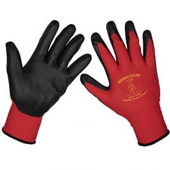 Sealey Worksafe Flexi Grip Nitrile Foam Palm Gloves