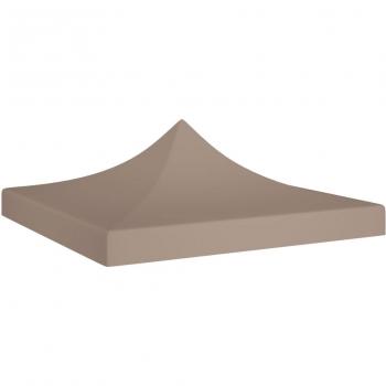 3x3 m Party Tent Roof Taupe 270 g/m² vidaXL