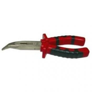 EGA Master 160mm Titanium‑Coated Bent Nose Pliers (Bimat)