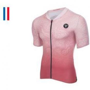 Lebram Rot Aero Cup Trikot mit kurzen Ärmeln