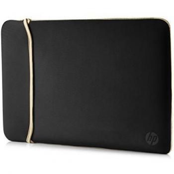 HP 15,6 Zoll wendbare Neoprenhülle Schwarz/Gold