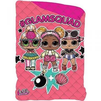 Housse de couette imprimée avec motifs de la série animée Lol Surprise, 140 x 200 cm