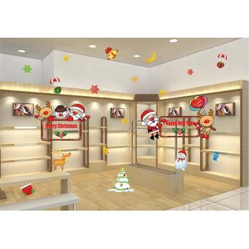 Transparent Christmas Window Stickers