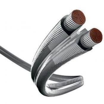 in-akustik 0040214 Premium Lautsprecherkabel Silver 2x 4,0 mm² transp. Meterware