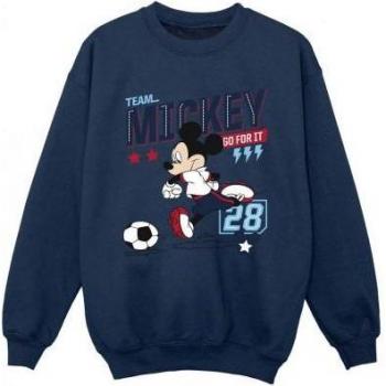 Disney Boys Mickey Mouse Football Sweatshirt – 5-6 Years, White
