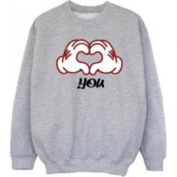 Mickey & Friends “Love You” Hand Pattern Hoodie for Kids