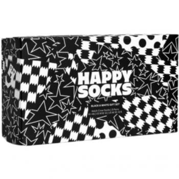 Hs By Happy Socks Set di Calzini Lunghi 3 Paia Nero e Bianco EU 36-40