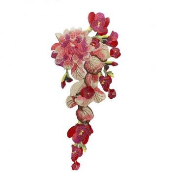 Cheongsam Peony Applique Patch