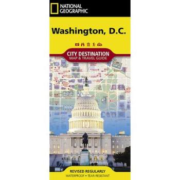 Washington D.C. Map, by National Geographic Maps