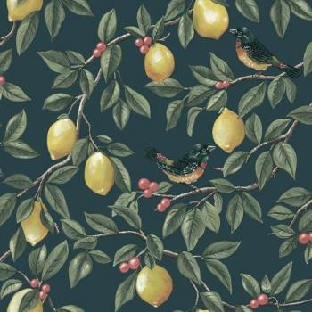 Botanical Teal Trail Paper by Holden Lemon