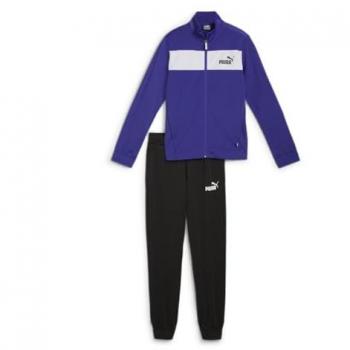 Tuta Puma Poly blu nero bambini