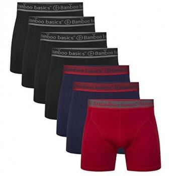 Bamboo Basics Herren Unterwäsche, Boxershorts, 7er Pack