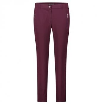 Stretch-Hose BETTY BARCLAY Betty Barclay Stretch-Hose mit elastischem Bund Gr. 42, Normalgrößen, lila (schwarz aubergine)