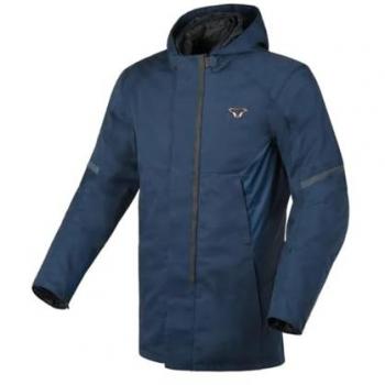 Giacca Moto Macna Paradime Impermeabile Blu Scuro L Unisex