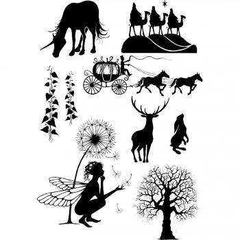 DIY Scrapbooking Angle Transparent Clear Stamp Sheets