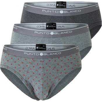 Conjunto de 3 slips de hombre Punto Blanco