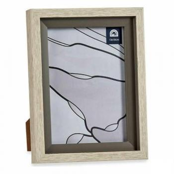 Glamour-Frame Set: 17×2×21,8 cm in Grau-Beige Kristalloptik