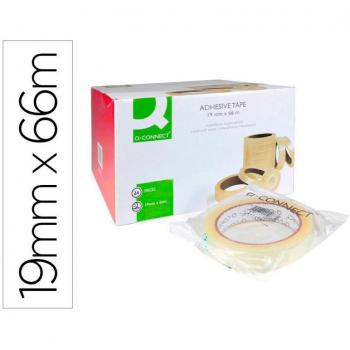Fita Adesiva Q-Connect 66m x 19mm Transparente