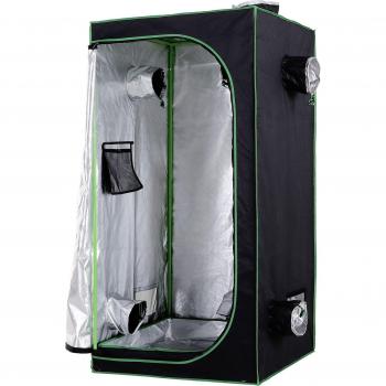 Outsunny Hydroponic Plant Grow Tent, 80l X 80w X 160hcm