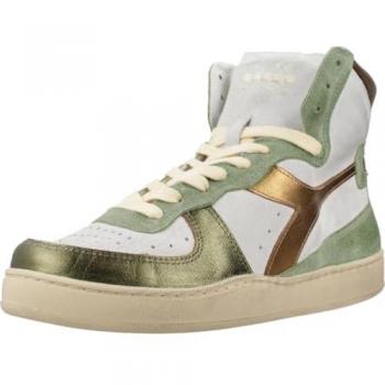 Mujer Diadora Heritage Zapatilla Verde Alta
