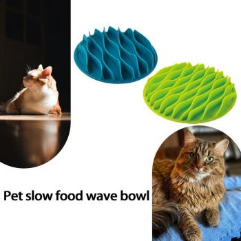 Plastic Slow Feed Cat Bowl