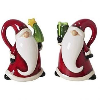 Festive Red & White Excelsa Seasoning Pair – 7.5 × 8.5 cm
