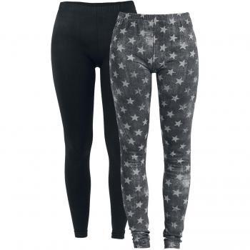 Leggins R.E.D. by EMP Built For Double Comfort Mujer 5XL Gris/Negro