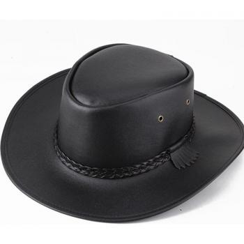 Gorro de Cuero Artificial para Aventuras al Aire Libre