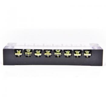 Dual Row Barrier Terminal Block 15A 600V