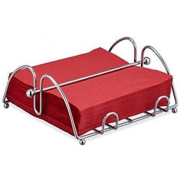 Metal Napkin Holder with Weighted Bar for 33x33 cm Napkins