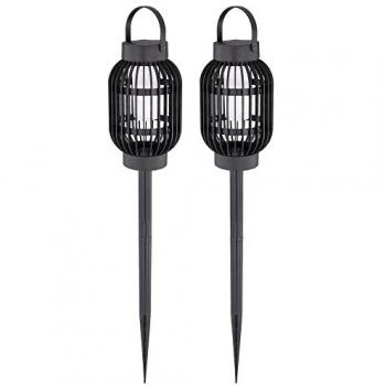Lampada solare con effetto fiamma