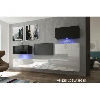 Ensemble Meuble TV NEXT 123 avec LED Bleu 302 cm