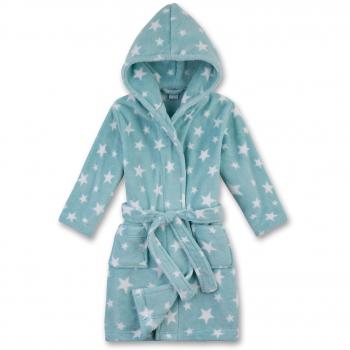 Sanetta Bademantel für Mädchen, blau – Capri Modell 232029