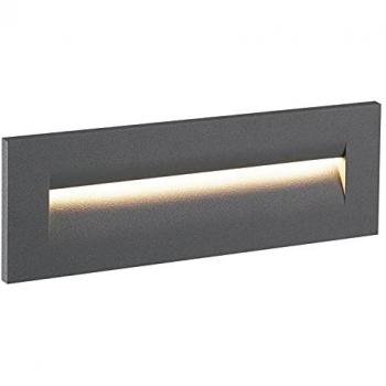 Lámpara LED 3K Antracita AMBERES IP65 8,4W Novolux