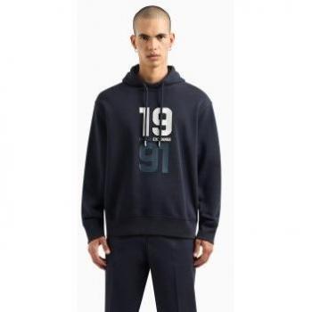 Veste en molleton marine Armani Exchange pour homme
