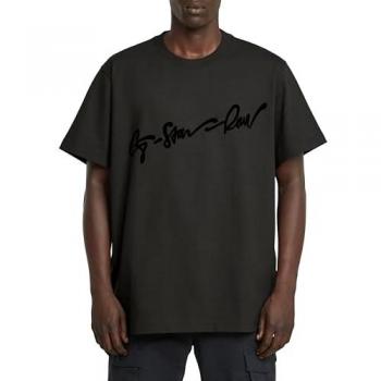 G-Star Raw T-Shirt „Schwarz” – Floock, Regular Fit
