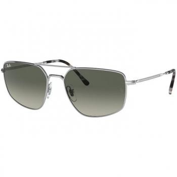Ray-Ban RB3666 Silver Frame Grey Lenses Unisex