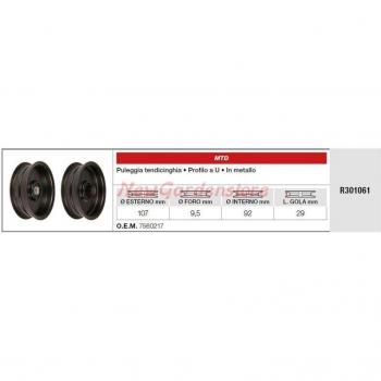 Accessoire Tracteur de Pelouse MTD R301061