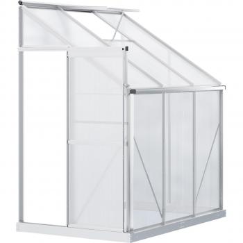 Outsunny Walk-In Greenhouse Lean to Wall Greenhouse